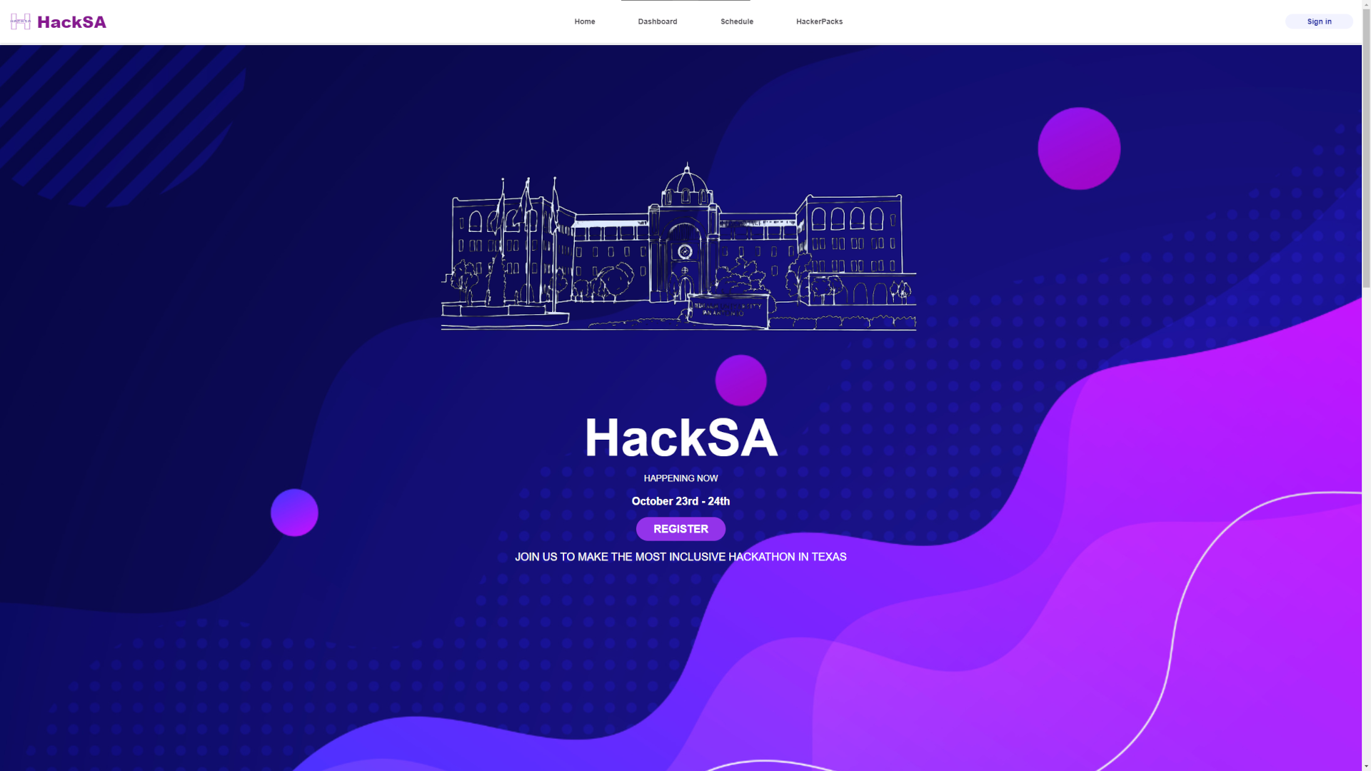 HackSA Website / Hacker Portal cover image